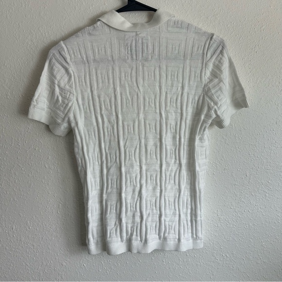 Abercrombie Kids White Polo Sweater Tshirt Boys 9/10 - Picture 6 of 7